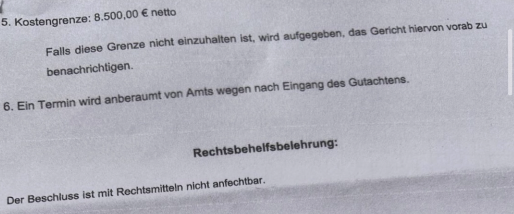 Beweisbeschluss prüfen! Gutachten stoppen! Wir finden die Verstöße gegen die Pflicht-Sicherungen. Stoppen Sie die Datenweitergabe, bevor der Gutachter liest. Jetzt Audit anfordern!